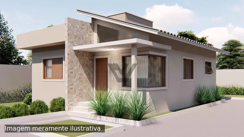 Casa + Lote com 2 dormitórios